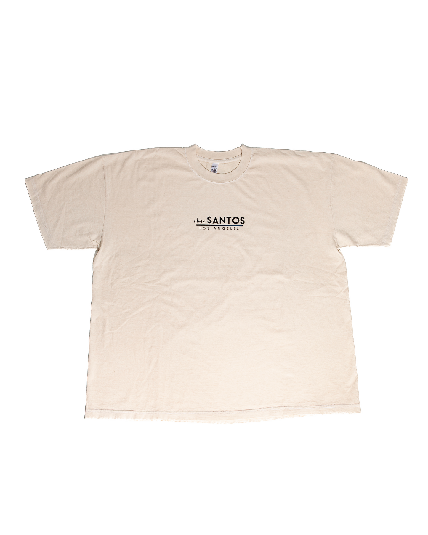 Colorblock Logo Tee (Cream)