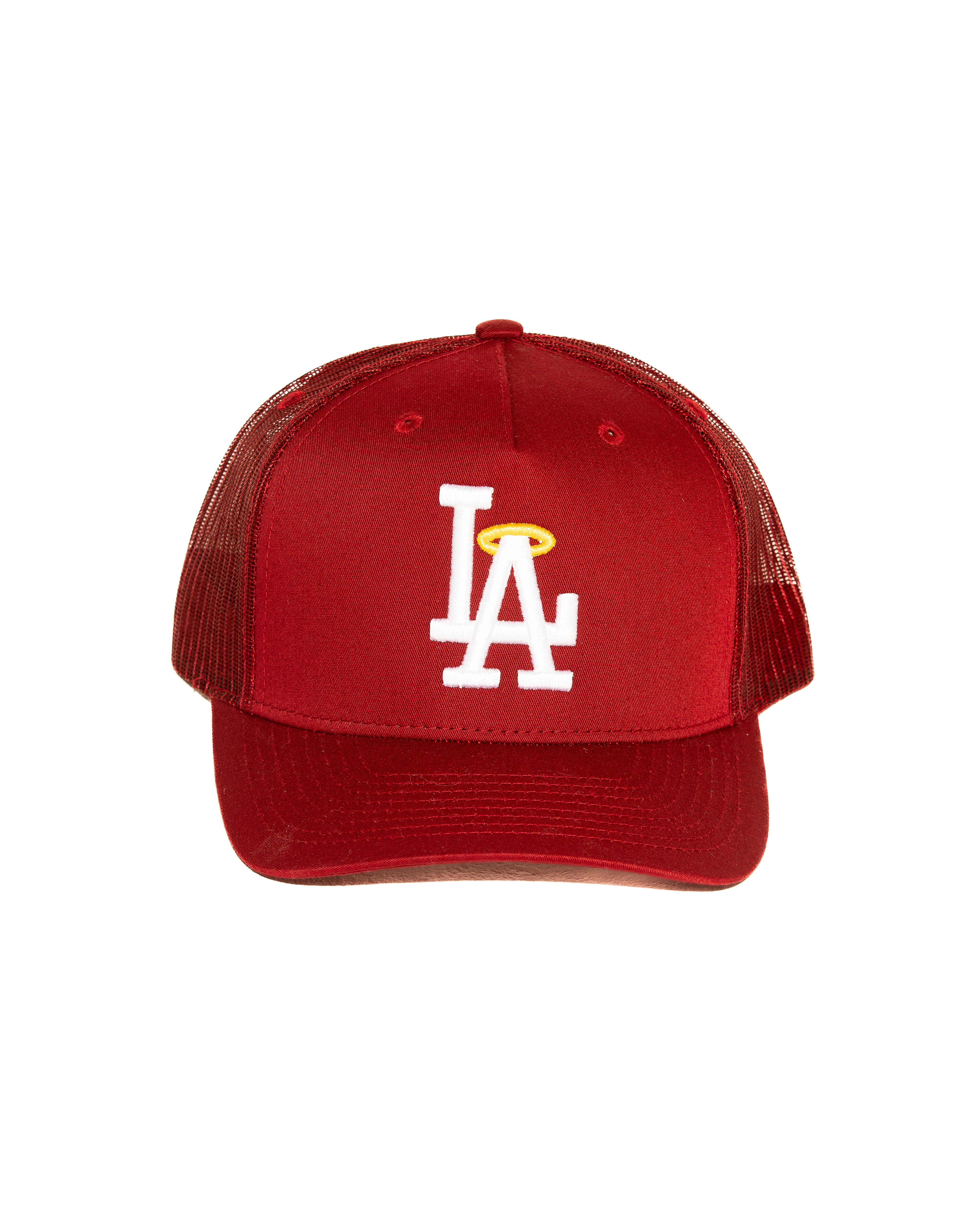 Springe Ni I LA Saints Trucker Hat (Red) – Des Santos